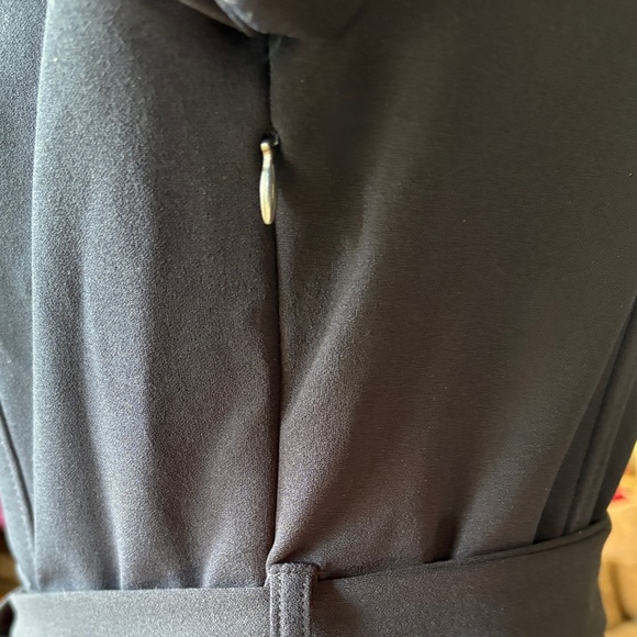 Tommy Hilfiger Navy Blue Button Front Fit and Flare Midi Dress size 8 - Picture 5 of 10